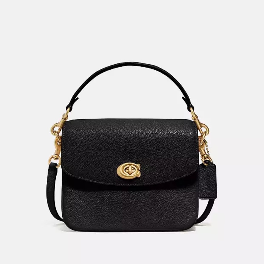 🌸Coach Cassie Crossbody Bag 19 in black/brass. Beautiful versatile bag, like new